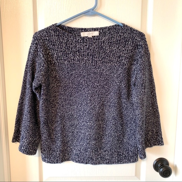 LOFT Petites Marbled Boatneck Sweater—SZ. XXSP - Picture 7 of 14